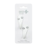 Era Single Hook 2-Pack White