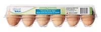 Great Value Organic Free Run Large Brown 12 Eggs