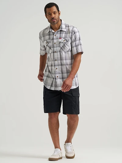 Chemise tissée à manches courtes pour hommes Wrangler