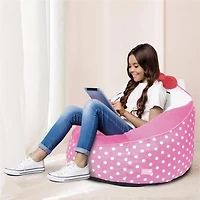 Hello Kitty Kids' Compressed Foam Bean Bag Chair, Pink