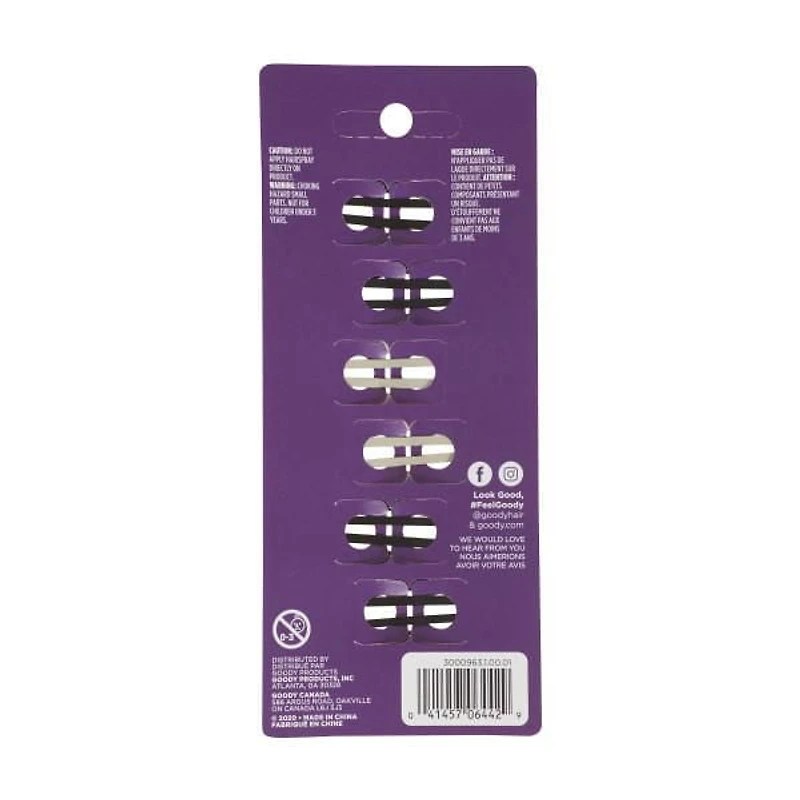 Goody Classics Clip contour moyen en forme de guépard - 6Ct.