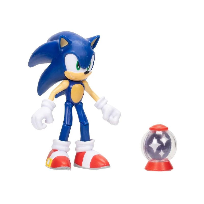 Sonic 4" Figure - Sonic with Invincible Item Box