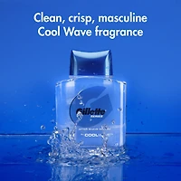 Gillette Series After Shave Splash for Men, Refresh and Moisturize, Cool Wave Scent, 100 ml