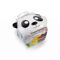 Melii Animal Snack Container for Toddlers and Children, Panda, 7.84 oz / 232 ml
