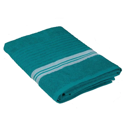 Deluxe Serviette De Bain (27 X 50) (Teal) - Set of 2
