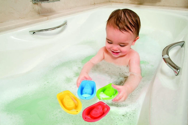 Kid Connection Stacking Boat Bath Toys 7 Pieces