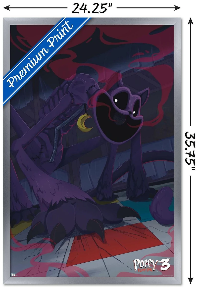 Poppy Playtime: Chapter 3 - CatNap Wall Poster, 22.375" x 34"