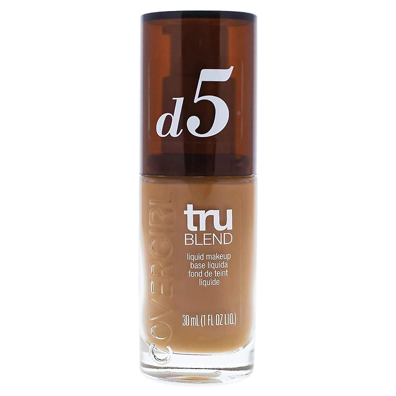 COVERGIRL TruBlend Hydrating Foundation, dewy finish, lasts all day, lightweight, oil-free formula, blurring imperfections, 100% Cruelty-Free