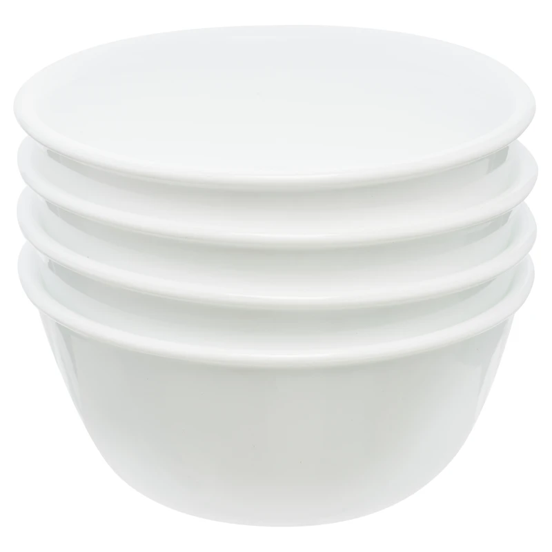 Corelle Winter Frost White 12 oz Glass Rice Bowl (Set of 4)