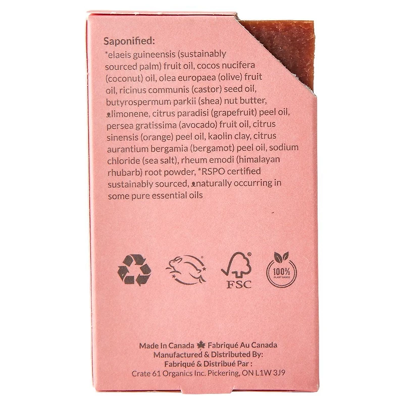 Avocat Pamplemousse Savon Natural | 110g
