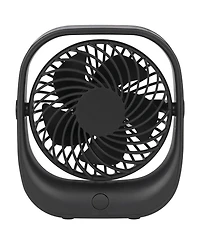 Mainstays  Personal Rechargeable USB Portable Tabletop Fan in Black