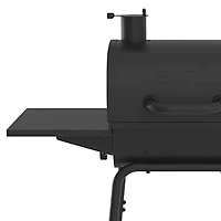 17.5 Inch Barrel Charcoal Grill in Black