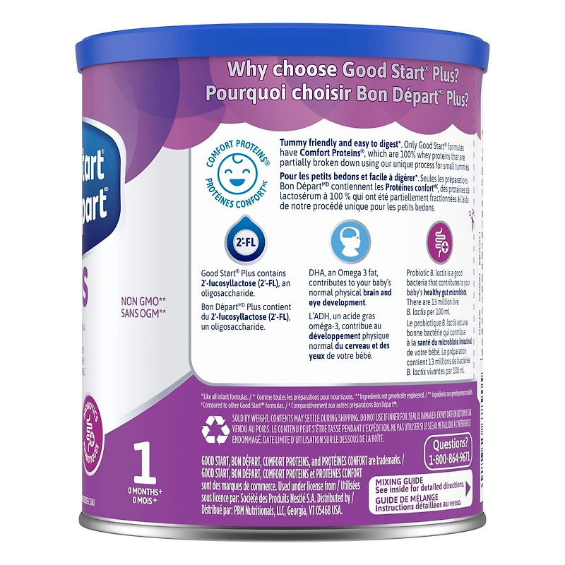 Préparation pour nourrissons Bon Départ Plus 1, en poudre 359g