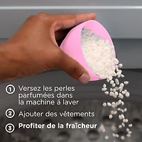 Downy Light Laundry Scent Booster Beads, Cherry Blossom Scent, 853g, In-wash fabric beads designed to be gentle with a light boost of scent, No Heavy Perfumes
