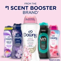 Downy Light Laundry Scent Booster Beads, Cherry Blossom Scent, 853g, In-wash fabric beads designed to be gentle with a light boost of scent, No Heavy Perfumes