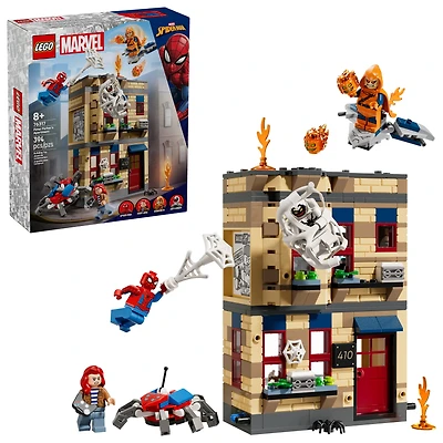 LEGO Marvel L’Appartement de Peter Parker, Jouet de Construction, Bataille de Superhéros 76317