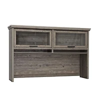 Sauder Aspen Post Large Hutch in Pebble Pine Finish