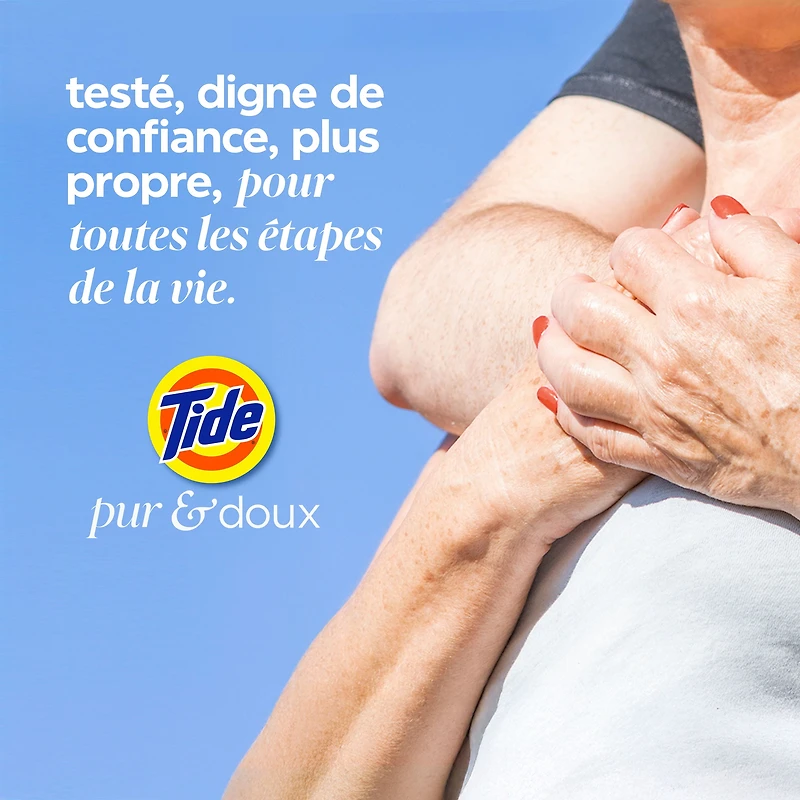 Tide Capsules Pur & Doux Détergent à Lessive Pacs de Savon, Tide Capsules Détergent à Lessive, Pacs de Détergent à Lessive, Détergent à Lessive en Capsules, 76 Unités