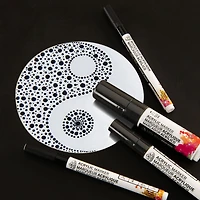 Royal & Langnickel  Acrylic Paint Marker, Variable Tips, White, 4 pack