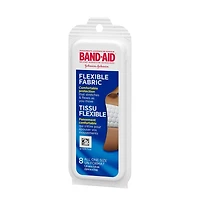 Band-Aid Brand Flexible Fabric Adhesive Bandages for Flexible Protection and Wound Care of Minor Cuts and Scrapes, Travel