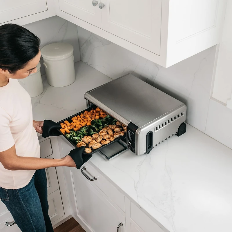 Ninja SP101C, Le four à convection numérique Foodi, Argent, 1750W