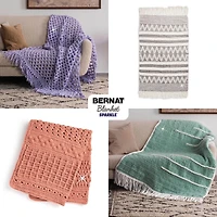 Bernat® Baby Blanket Sparkle™ Yarn, Polyester #6 Super Bulky, 10.5oz/300g, 220 Yards