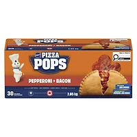 Pillsbury Pizza Pops, Pepperoni + Bacon Flavour, Frozen Pizza Snacks, 2.85 kg, 30CT, Contains: Wheat, Milk, 2.850kg