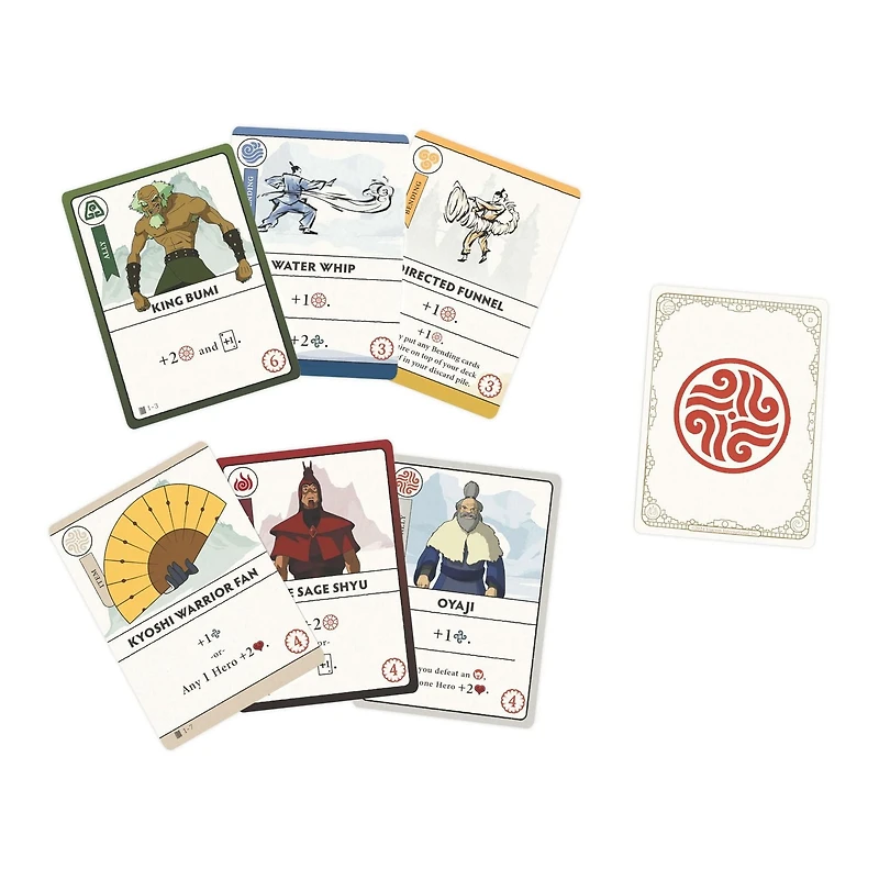 USAopoly Avatar The Last Airbender: Aang's Destiny A Cooperative Deck-Building Board Game