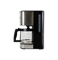 Kenmore Programmable 12-Cup Coffee Maker, Stainless & Black, Auto Brew & Keep Warm Functions