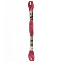 DMC Pink Cotton 6-Strand Embroidery Floss Skein, 8 m (8.7 yd)