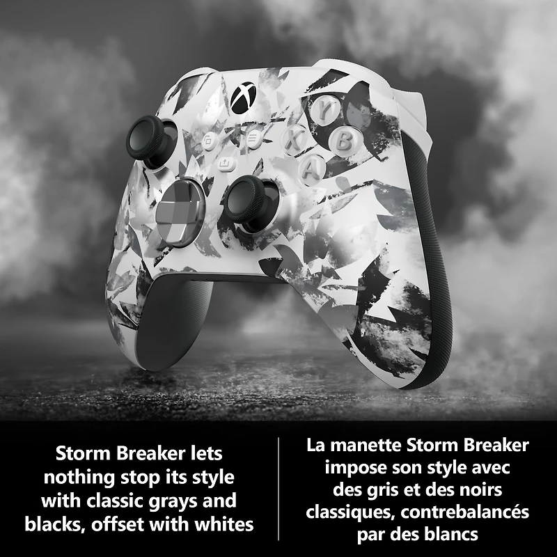 Manette sans fil Xbox - Storm Breaker Édition Spéciale - pour Xbox Series X|S, Xbox One, PCs, et appareils compatibles avec le nuage