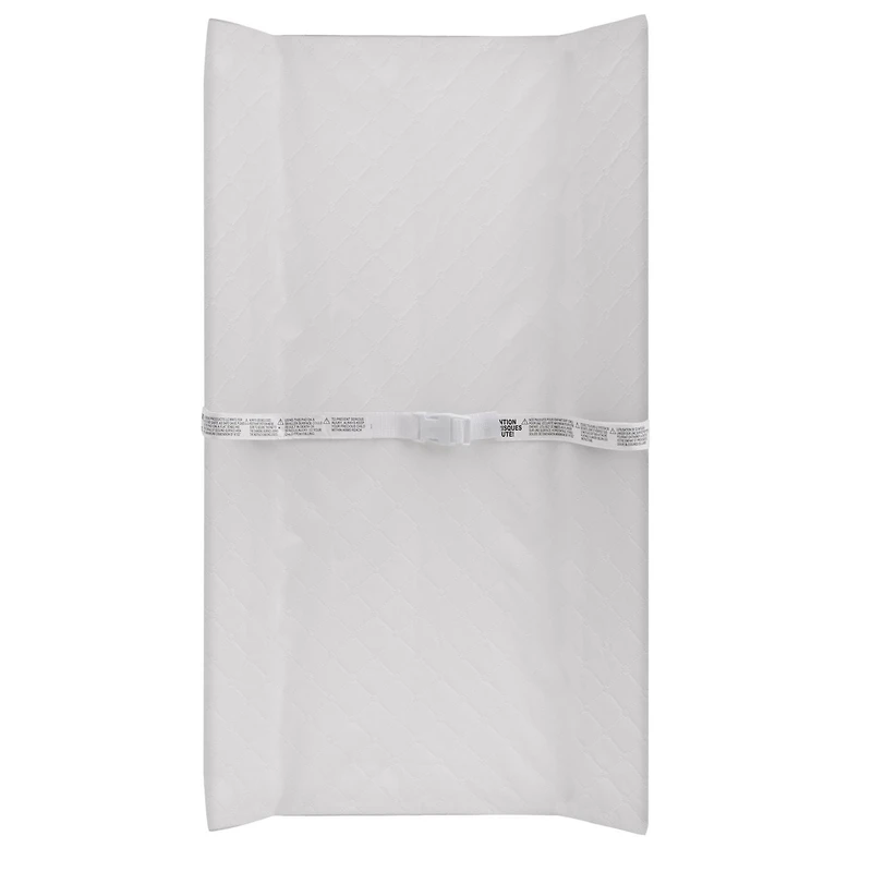 Matelas à langer profilé Delta pour enfants, blanc