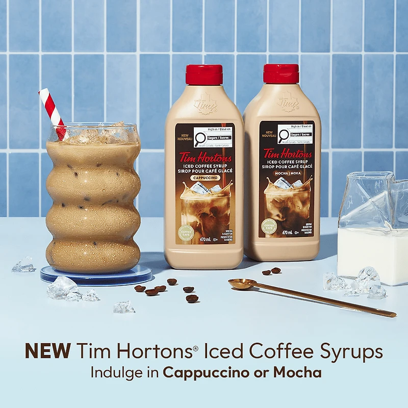 Tim Hortons Iced Coffee Syrup – Cappuccino 470ml
