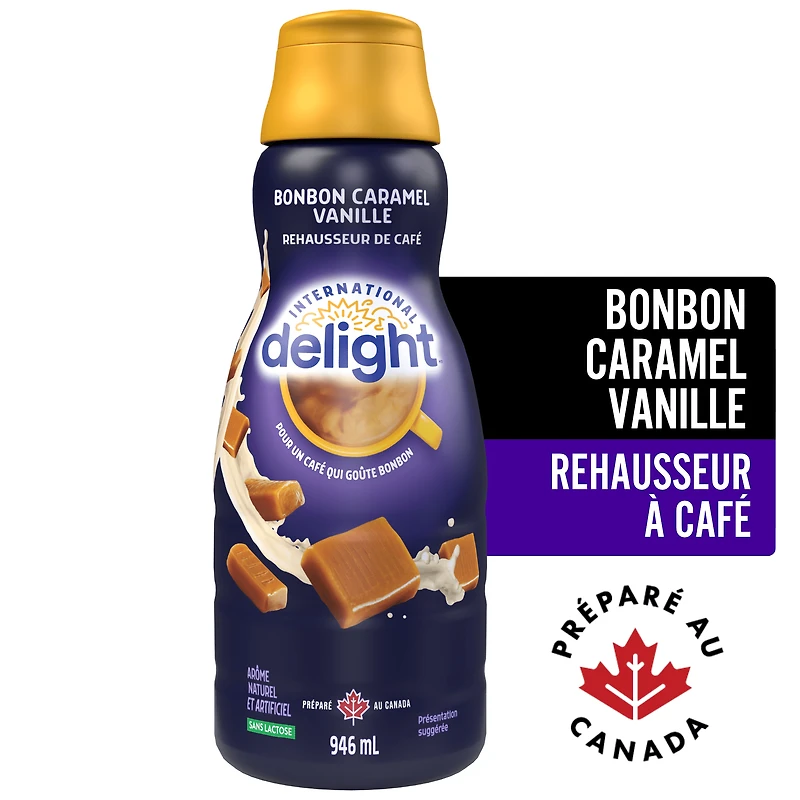 International Delight Vanilla Toffee Caramel Coffee Creamer