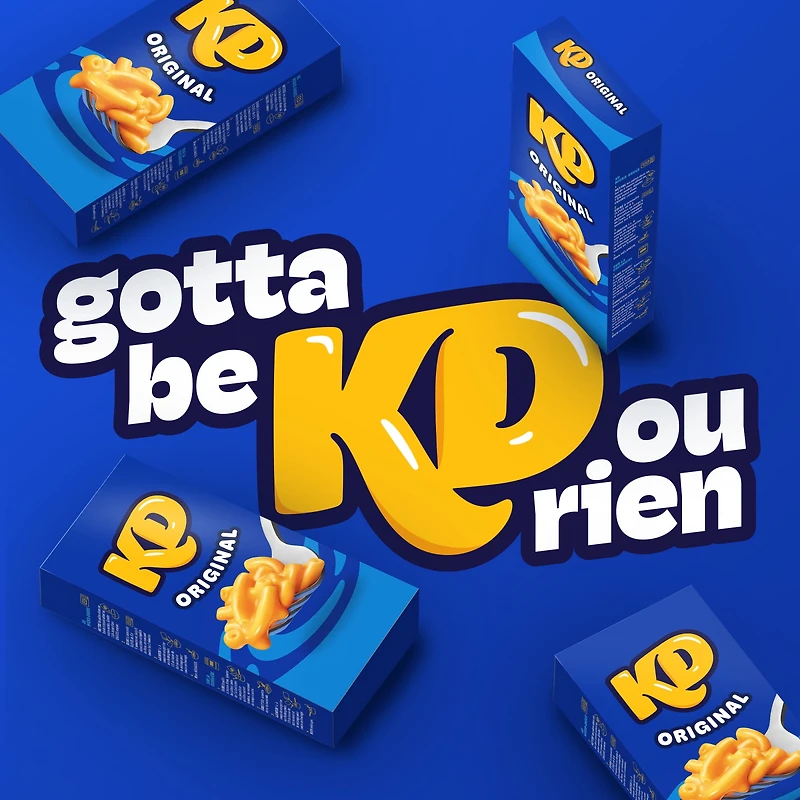Kraft Dinner Original Macaroni and Cheese Dinner Box, Case, Shelf-Stable