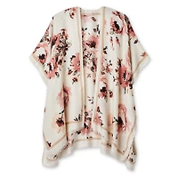 Time and Tru Women's Printed Ruana