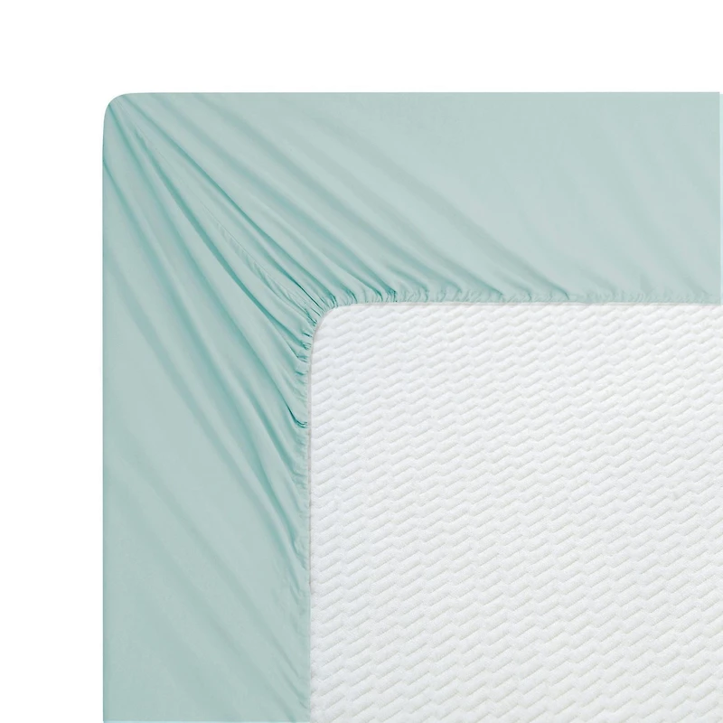 Marina Decoration 600 Thread Count Ultra Soft Deep Pocket Hotel Standard Solid Bedding Long Staple Percale Cotton All Season Sheet Set with Pillowcase