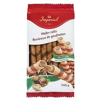 Roulades de Gaufrettes Imperial à la Crème de Noisette, 160g