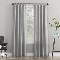 Mainstays 2-Pack Jensen Tab Top Semi-Sheer Window Curtains Panel Pair