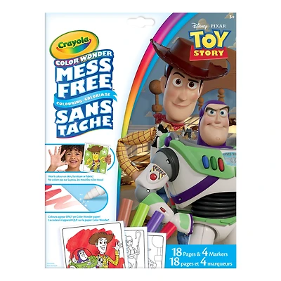 Crayola Color Wonder Mess-Free Colouring Pages & markers, Toy Story 5