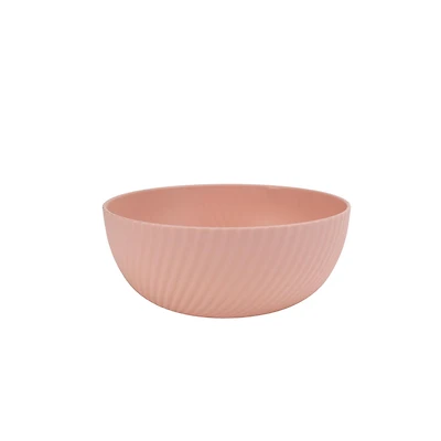 Mainstays Pink Blush Polypropylene Round Bowl 1pc