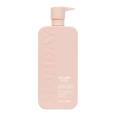 MONDAY Haircare VOLUME Conditioner with Hydrolyzed Collagen, Coconut Oil, Shea Butter & Macadamia Oil for Thin, Fine & Flat Hair