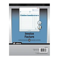 2 Part Invoice Book, Bilingual