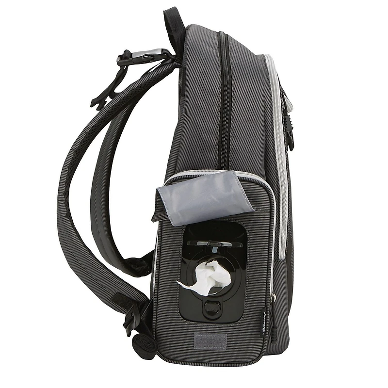Sac à couches avec bretelles Adventurers de Jeep - Gris et noir, Pour les Nouveau-nés