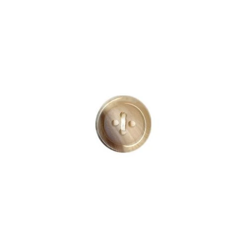 LA VOGUE 4-Hole Button, Light Beige, 20 mm (0.79 in)
