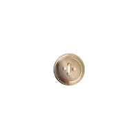 LA VOGUE 4-Hole Button, Light Beige, 20 mm (0.79 in)
