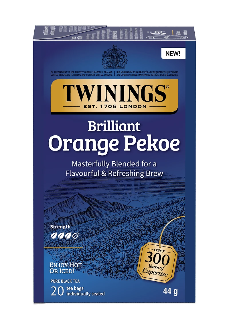Twinings Thé Orange Pekoe Étincelant 20 bags
