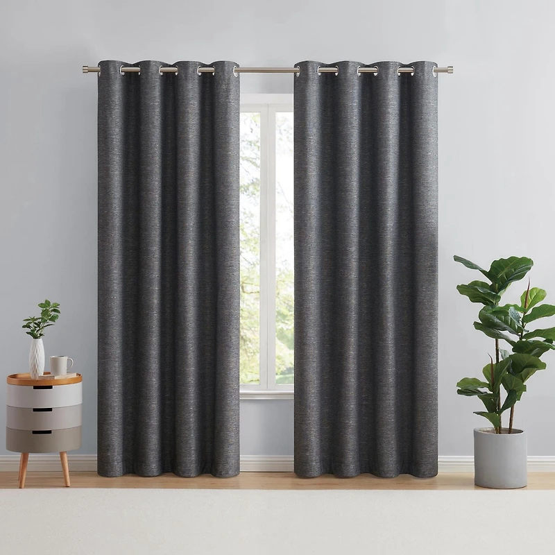Eclipse Auden 63" Grommet Blackout Window Curtains Panel