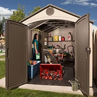 Lifetime Outdoor Storage Shed, 15' x 8' With Dual Side Entry
