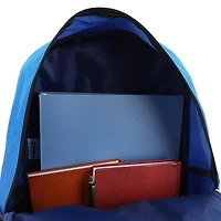 16" Sonic Backpack 5pc Set. Lunchbox, Utility Case, Rubber Keychain, Carabiner